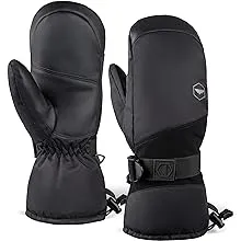 Tough Outdoors Winter Ski Mittens Men & Women - Adult Snow Mitts for Cold Weather - Waterproof Gloves Snowboarding, Skiing