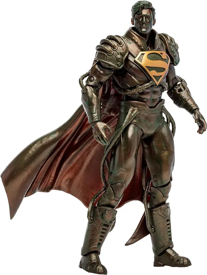 McFarlane DC Superman Patina Edition Unchained Armor Figure GOLD LABEL Limited