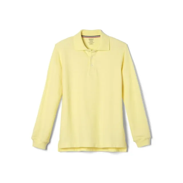 French Toast Men's L/s Pique Polo Shirt