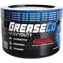 Wheel Bearing Grease Red And Tacky Automotive Lubricant Tub Jar | Car Grease | Axle | Thick MultiPurpose Red Grease | Bearing Packer Grease | Rod | High Temp | Tractor | Lithium | Trailer Hitch | 5th Wheel | HeavyDuty 1 LBWheel Bearing Grease Red And Tac