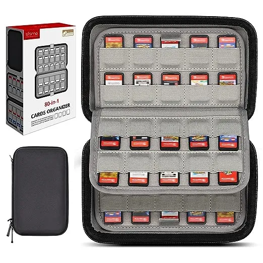 Sisma 80 Switch Game Case Compatible With Nintendo Switch Or Ps Vita Games Or Sd