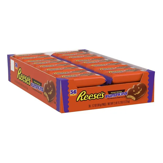 Reese's Milk Chocolate Peanut Butter Pumpkins Halloween Candy