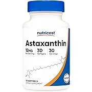 Nutricost Astaxanthin 6mg, 120 Softgels - Non-GMO &amp; Gluten Free Supplement