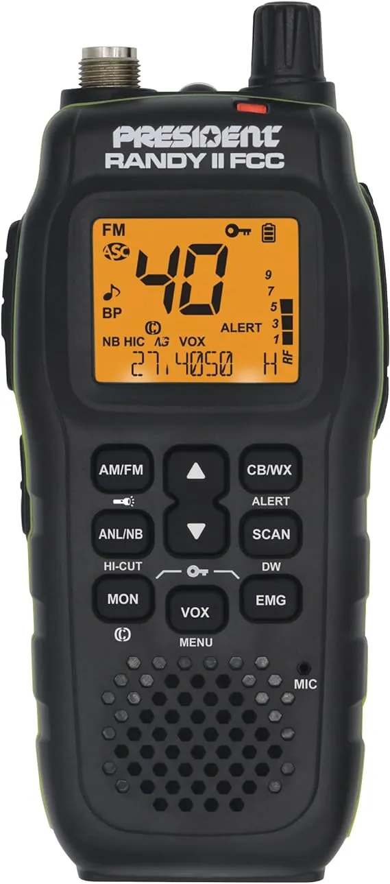 Randy II FCC - First FCC Approved AM/FM Handheld CB Radio