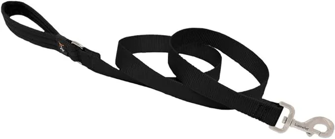 DOG LEASH 6FT 1"" BLACK