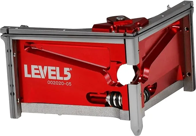 LEVEL5 2.5 Inch Corner Finisher/Angle Head | Professionally Finish Corner Joints | for Drywall Sheetrock Gyprock and Wallboard | High-Grade Steel and Aluminum Parts | 4-732