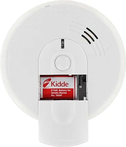 Kidde i4618AC Battery Powered Hardwire Smoke Alarm, 4 Pack J9KC24B