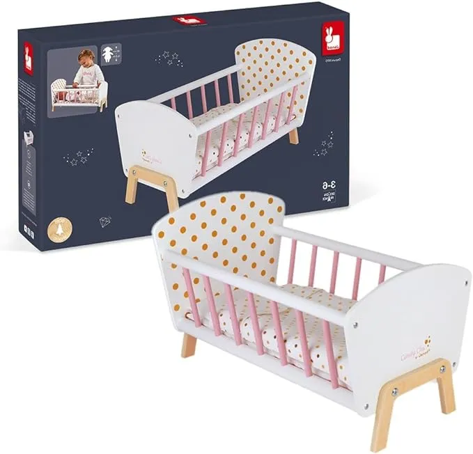 Janod Candy Chic Doll's Bed