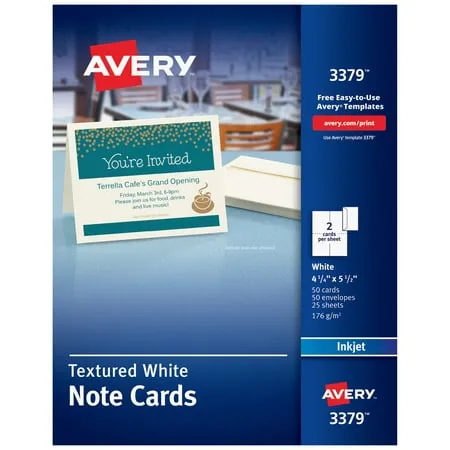 Avery Note Cards