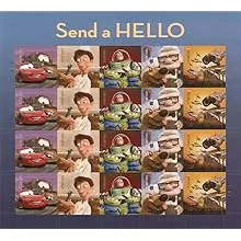 Send a Hello Pixar Films Sheet of 20 - Stamps Scott 4553-57