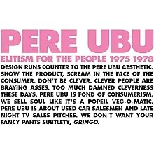 Pere Ubu - Elitism for The People 1975-1978 - Vinyl