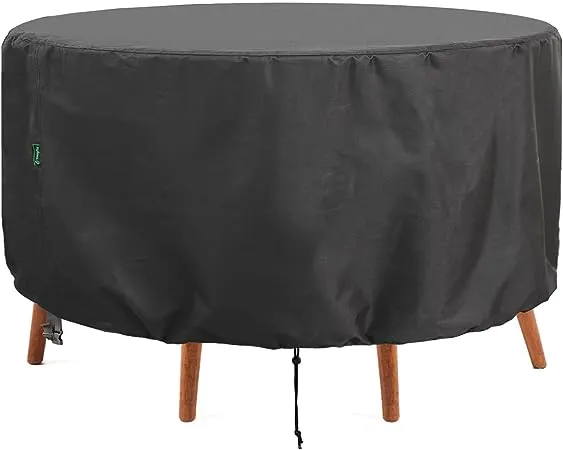 Yougfin Round Patio Table Cover 420D Patio Furniture Covers Waterproof Outdoo...