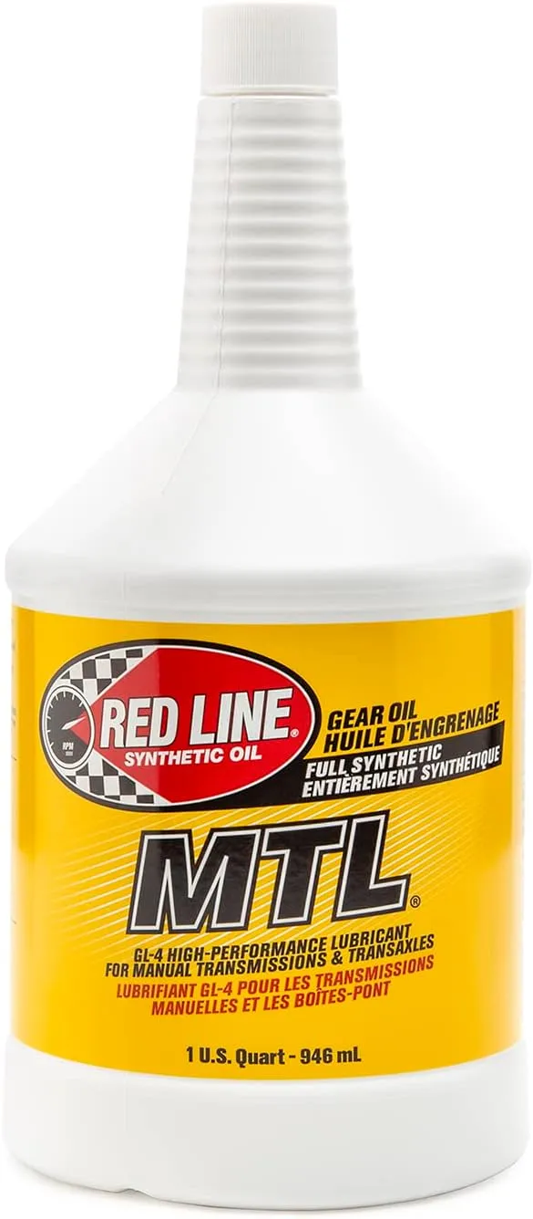 REDLINE OIL MTL Manual Trans Lube- 1 Quart- 75W/80W GL-4 RED50204