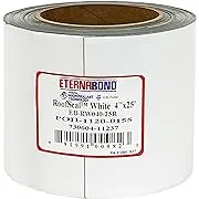 Roofseal White 4&#034; X25&#039; Microsealant Uv Stable Roof Seam Repair Tape 35 Mil Total