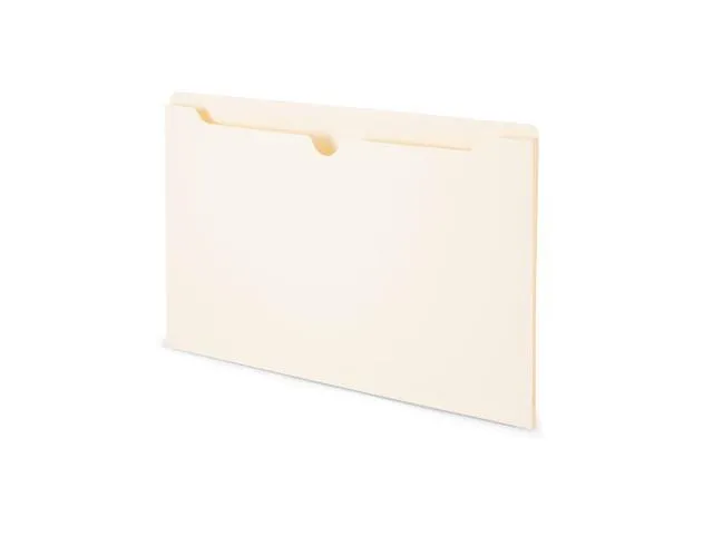 Staples Manila File Jackets w/Reinforced Tab Legal 1 1/2' Expansion 50/BX