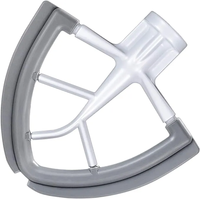 Flex Edge Beater for KitchenAid 4.5/5 QT Tilt Head Stand Mixer, Beater with Doub