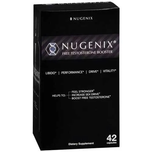 Nugenix Natural Testosterone Booster 42 Capsules, Zinc | Holiday Gift