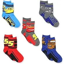 Disney Cars Boys Toddler Multi Pack Socks Set