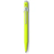 CREATIVE ART MATERIALS Caran D'ache Ballpoint Pen Metal Fluor Yellow (849.470)