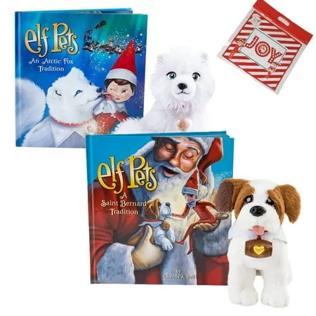 The Elf on the Shelf Elf Pets Traditions 2 Pack: A Saint Bernard Tradition and Arctic Fox Tradition