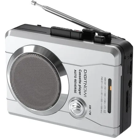 DIGITNOW! Portable Pocket Radio Cassette Player