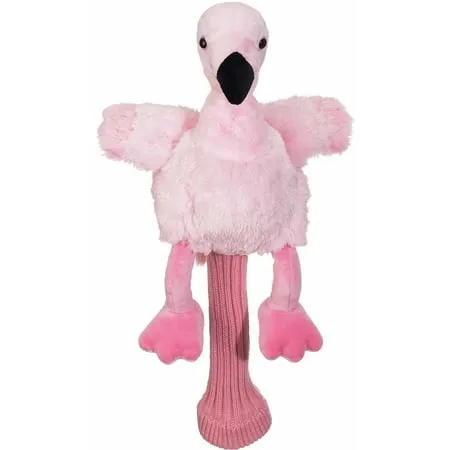 Creative Covers Freda The Flamingo Golf Club Head Cover, Novelty Plush Headcovers, For Woods And Drivers