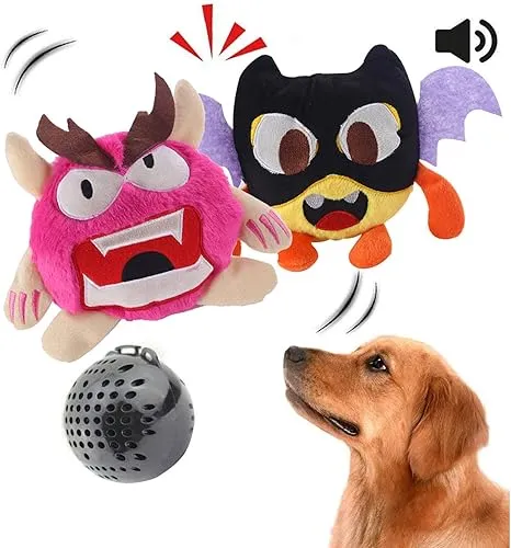 NEILDEN Dog Toys Interactive Plush Dog Toy Squeaky Automatic Ball Toys Electroni