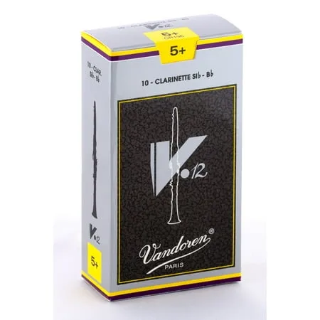 Vandoren V12 Bb Clarinet Reeds Strength 5 Box of 10