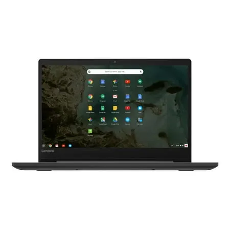 Lenovo Chromebook S330, 14" HD, Mediatek MT8173C, 4GB RAM, 32GB eMMC SSD, Chrome OS, Black, 81JW0001US