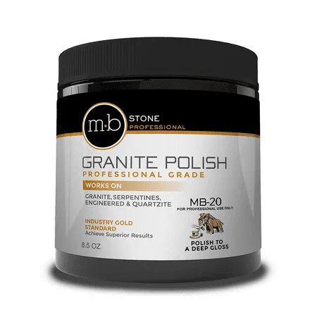 MB Stone Care - MB-20 Granite Polish (8.5 oz. Jar)