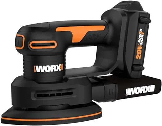 WORX Power Share 20-Volt 2-Amp Cordless Detail Sander with Dust Management