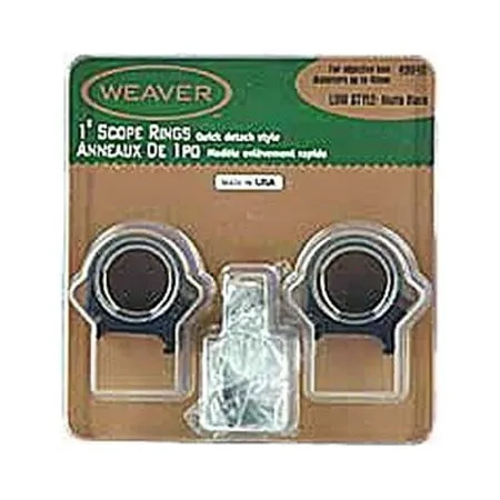 WEAVER Bushnell WEAVER 1' Ring Detachable Top Mount Low Matte, Clam