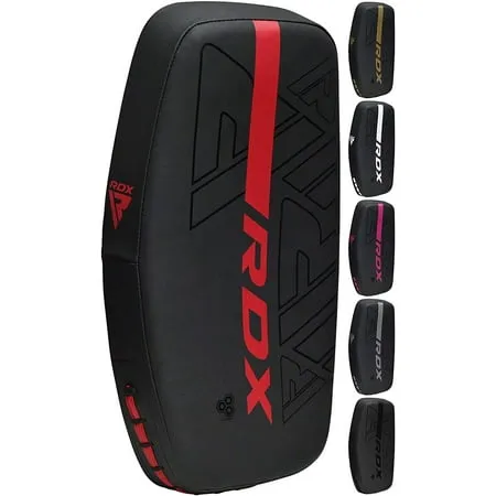 RDX Strike Shield for Kickboxing Strike pad Kicking pad Strike Shield Muay Thai Pads Boxing MMA Training Red (One Pad Only)