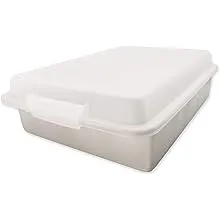 USA Pan Rectangular Cake Pan & Lid Set