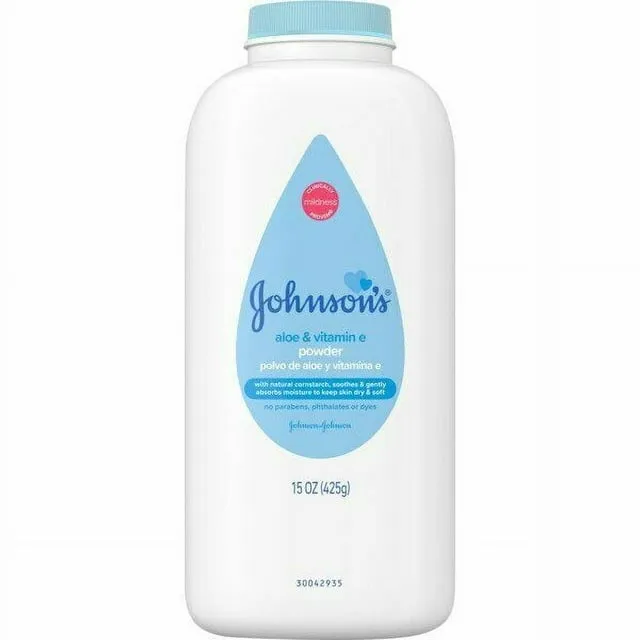 Johnson's Aloe Vitamin E Baby Powder