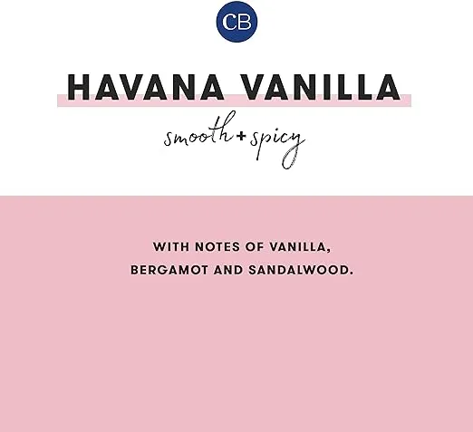 Capri Blue Havana Vanilla Reed Diffuser Set - Comes with Reed Diffuser Sticks, Fragrance Oil, and Glass Bottle Oil Diffuser - Aromatherapy Diffuser in Cobalt Blue (8 fl oz)