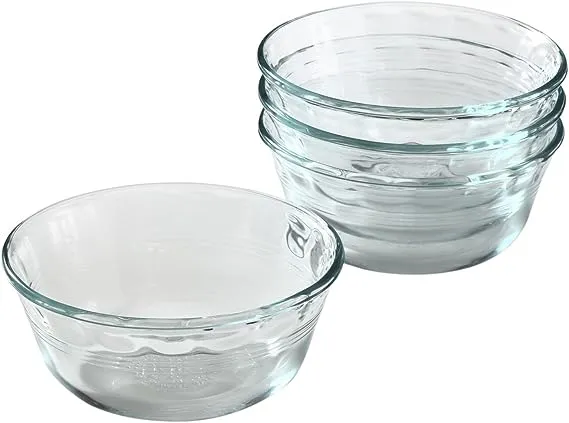 Pyrex Bakeware Custard Cups, 10-Ounce, Set of 4