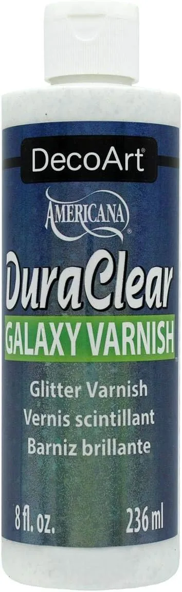 DecoArt DuraClear Galaxy Varnish 8oz-Glitter