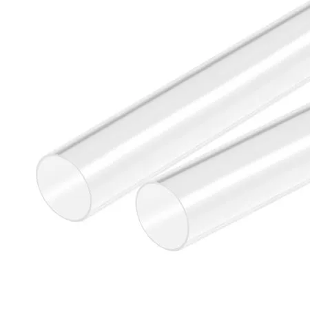 Acrylic Pipe Clear Round Tubing 41mm ID 45mm OD 18 for Lamps and Lanterns Water Cooling System 2pcs