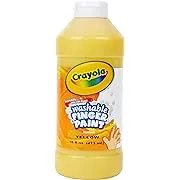 Washable Fingerpaint, Yellow, 16 Oz