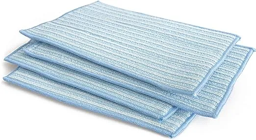 BIHARNT 4 Pack Replacement Washable Steam Mop Pads Cleaning Pads for Haan All FS ...