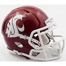 Washington State Cougars Riddell Speed Mini Collectible Crimson Football Helmet