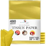 Wholesale Yellow Tissue Paper in Bulk - 20x30 inch - 480 Sheets