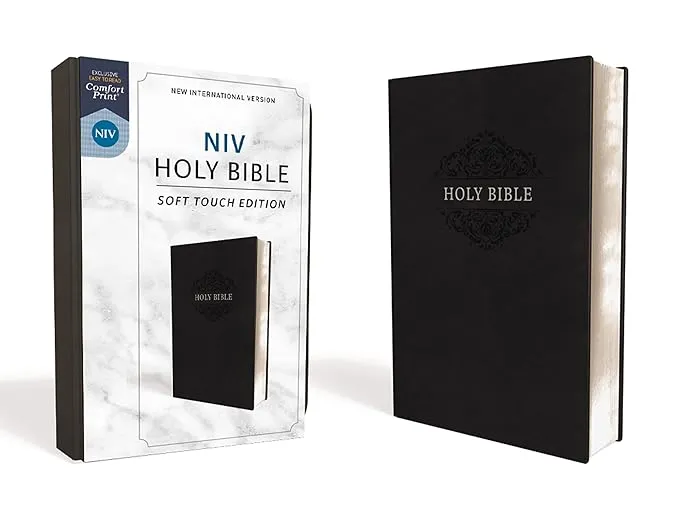 NIV Holy Bible Soft Touch Edition [Black]