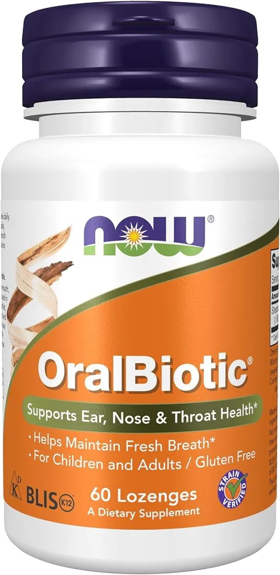 Now OralBiotic 60 Lozenges