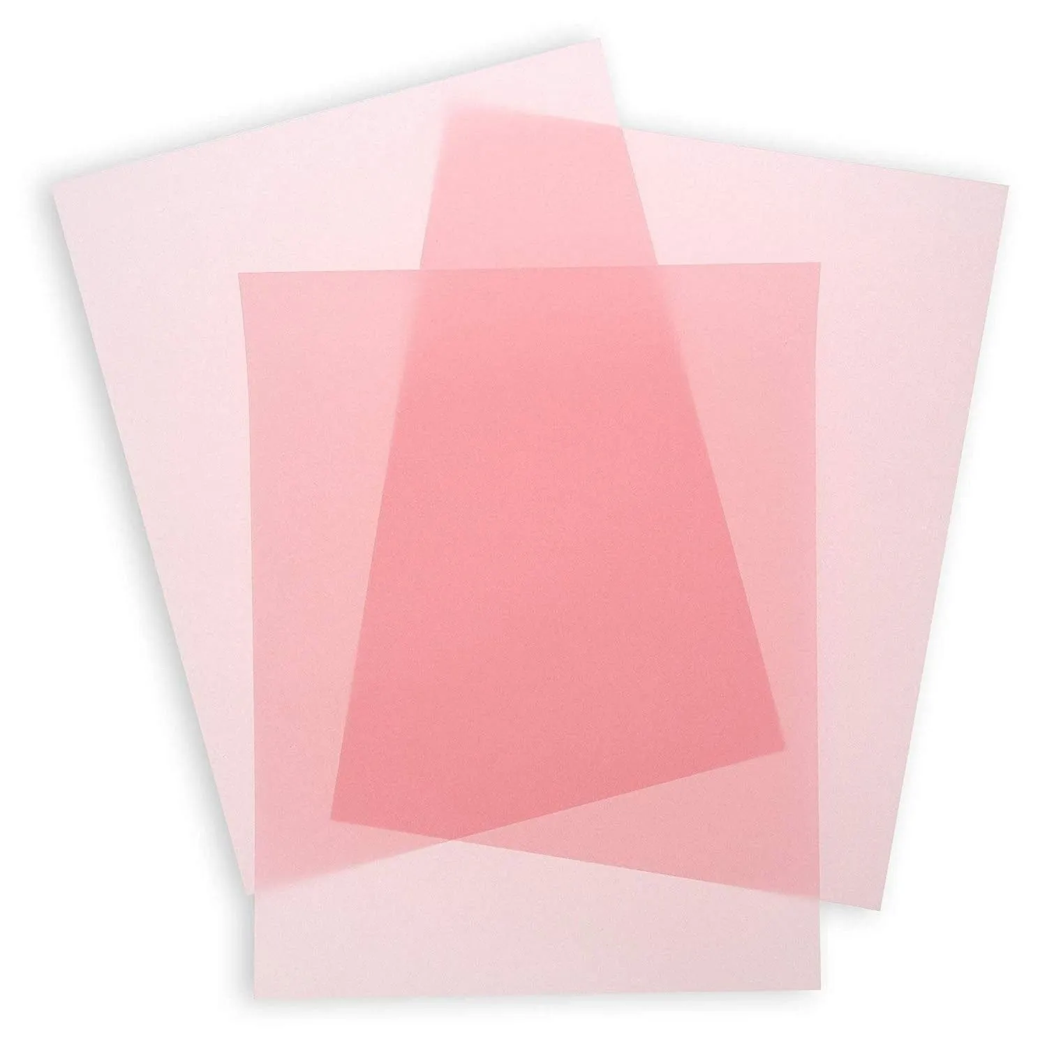 50-Sheets Blush Pink Vellum Paper for Card Making, Invitations, Scrapbook