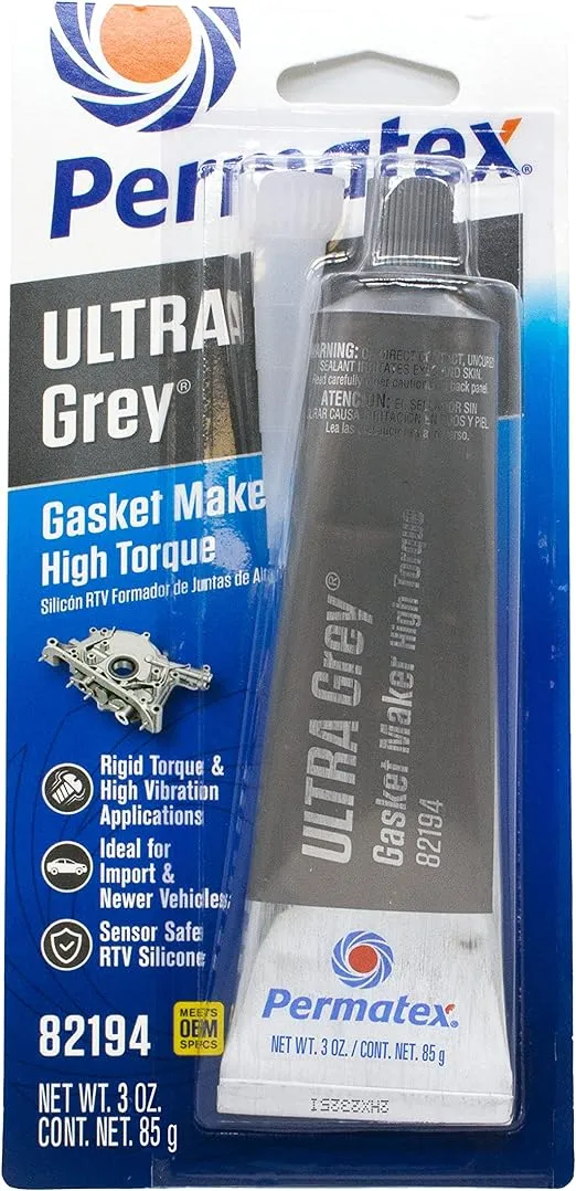 Permatex 82194 3 Oz Ultra Grey Gasket Maker