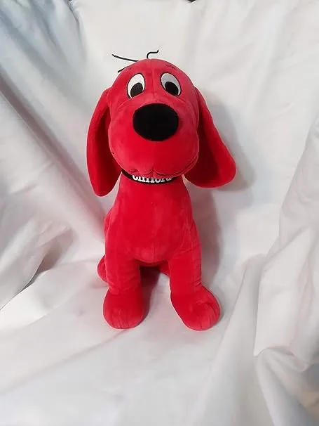 Clifford the Big Red Dog Sitting Plush 14&quot; 2011 Kohls Cares Great used condition