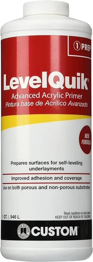 CPQT LevelQuik Concrete Bonding Latex Primer, 1 Qt Bottle, Liquid, 32 Fl Oz (Pack of 1), White