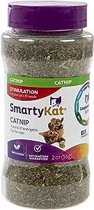 SmartyKat Certified Organic Catnip 2 oz Canister